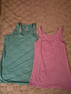 a new day Teal and Pink Tank Tops Duo